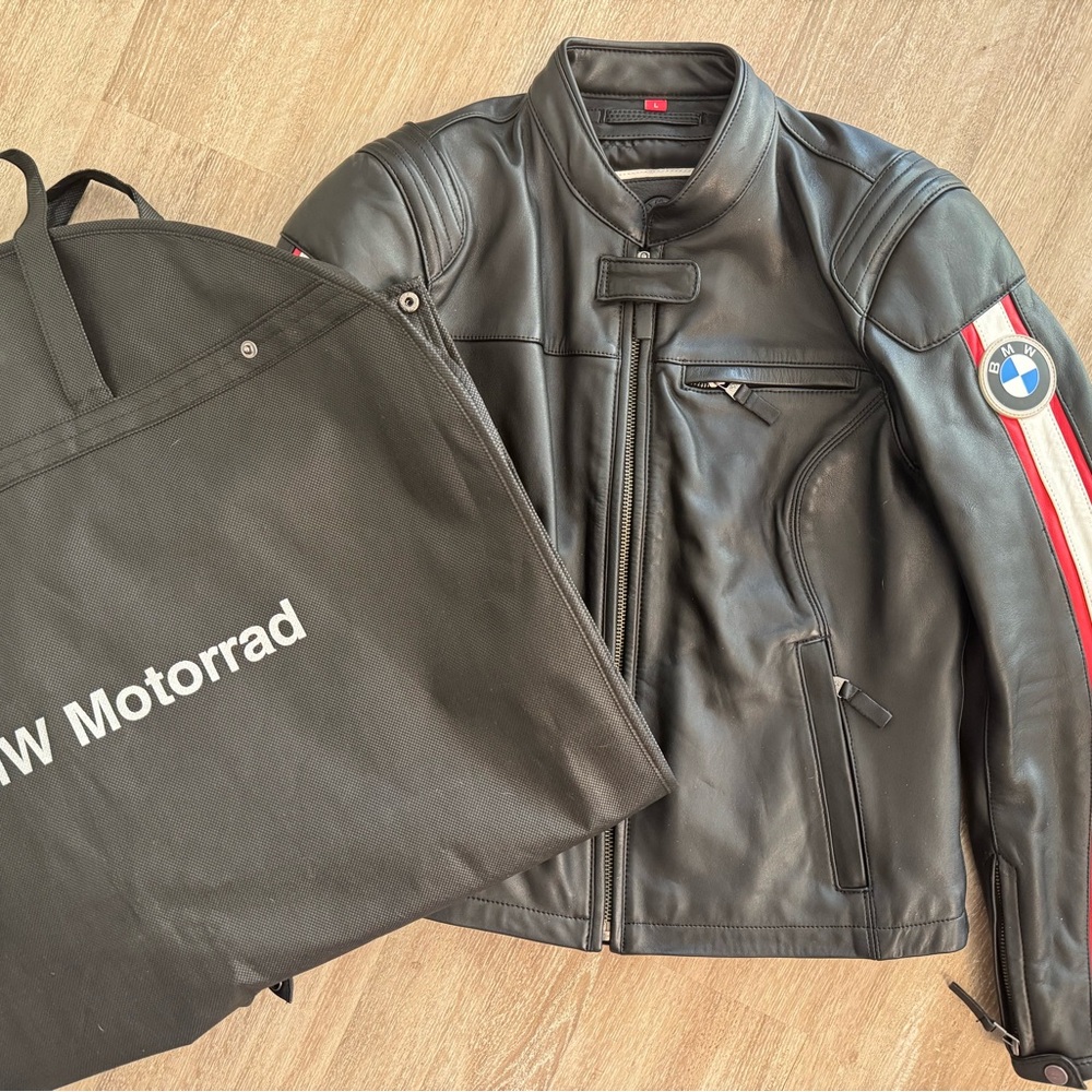 BMW Motorrad Women's Leather Motorcycle Jacket Schwabing LG